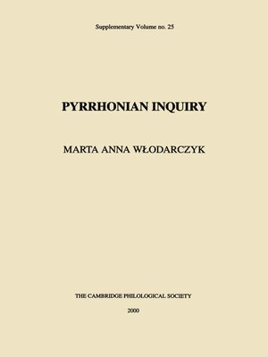 cover image of Pyrrhonian Inquiry